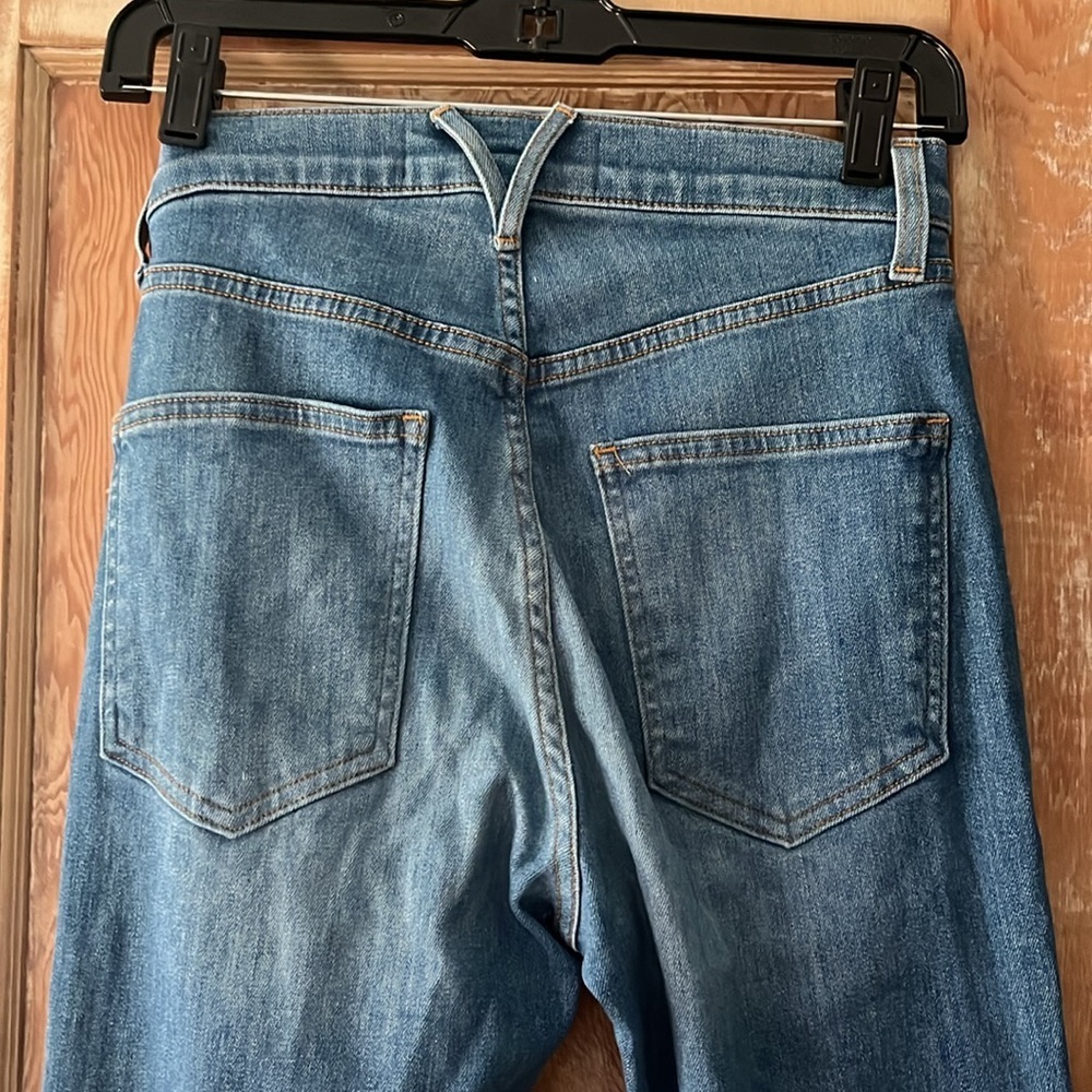 Veronica Beard Sheridan High Rise Bell Bottom Jeans, Lakeshore - 26 - Picture 7 of 10